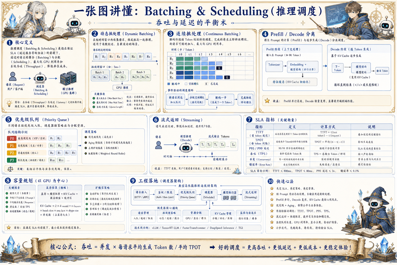 Batching Scheduling 推理调度高密度幻想风知识地图